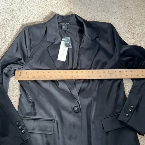 Rachel Zoe single button mock pockets jacket - Picture 5 of 7